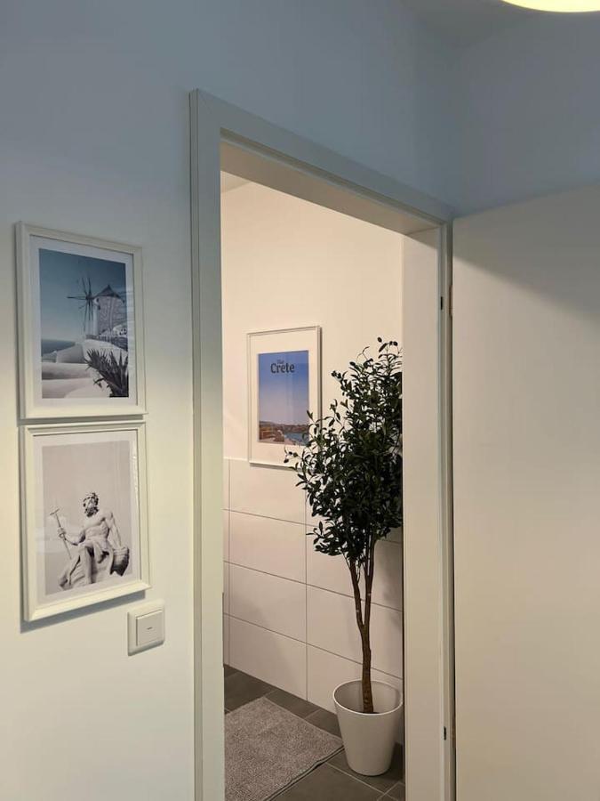 Luxurioeses Apartment,Neubau, 4 Personen, Parkplatz, Griechischer Stil Bochum Luaran gambar